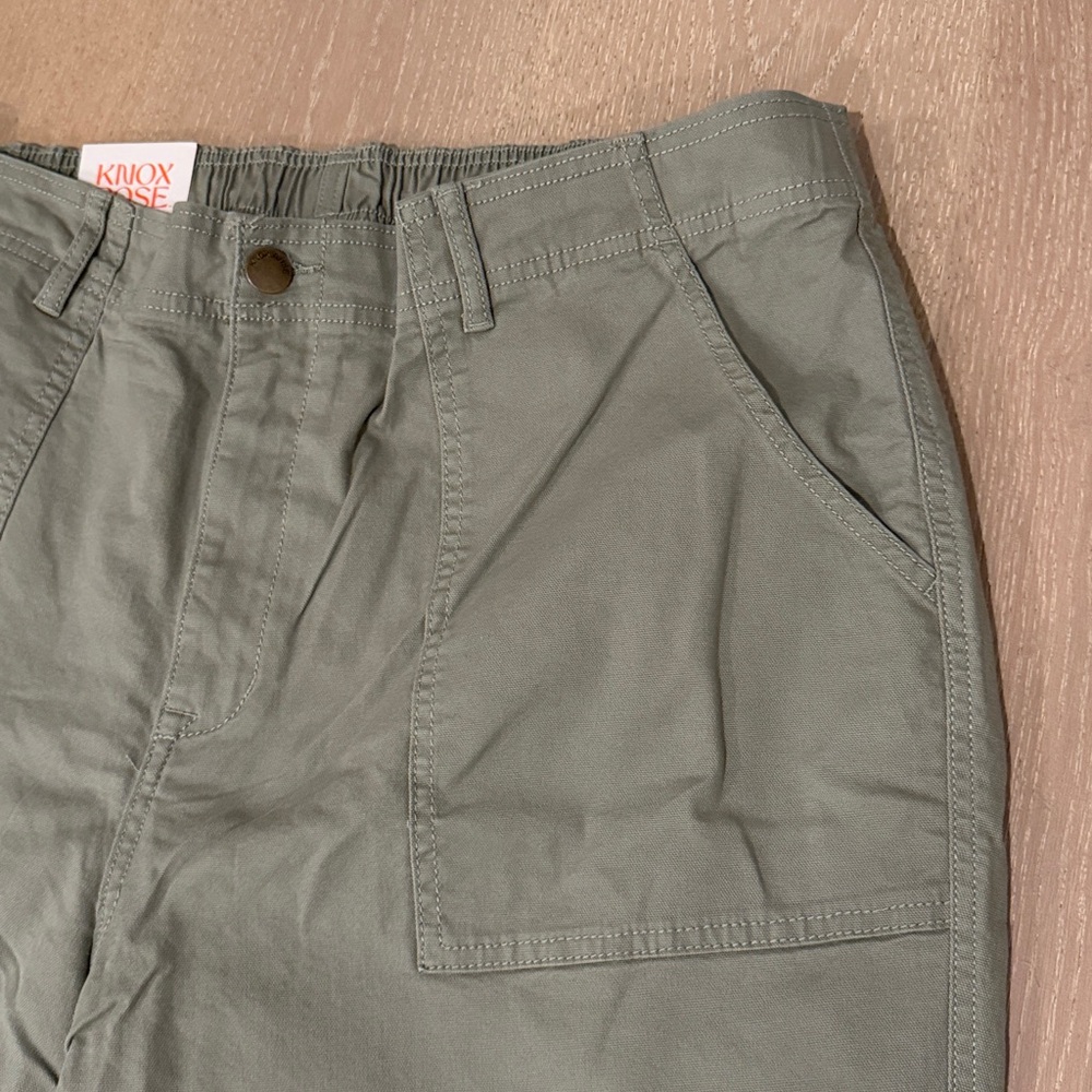 Knox Rose Olive Color Pants - Picture 4 of 6